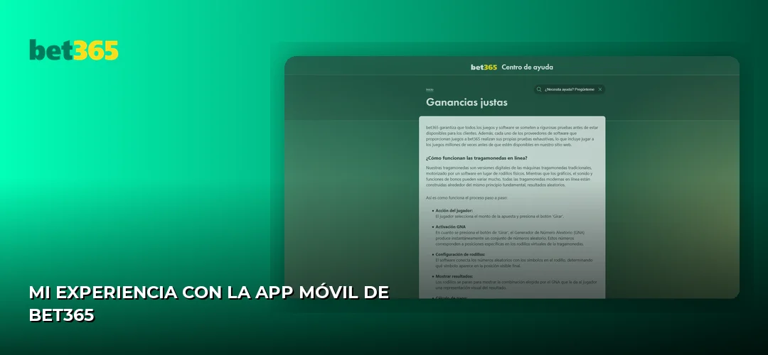 Mi Experiencia con la App Móvil de Bet365